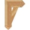 Ekena Millwork Traditional Arts & Crafts Rough Sawn Bracket, Western Red Cedar, 6"W x 18"D x 26"H BKT06X18X26TRA03RWR - alternate 3